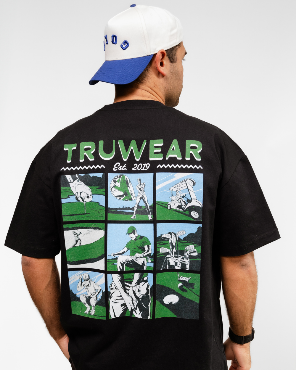 TRUWEAR Back Nine Faze Heavyweight Tee | Golf Graphic Tee