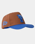 BYU Fade Hat Brown Royal Blue Cougar Y