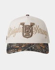 BYU Fade Hat Natural Camo Brigham Young