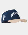BYU Fade Hat Navy Tan Reversed Brigham