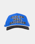 BYU Give ’Em Hell Brigham Royal Blue/Black Fade Hat
