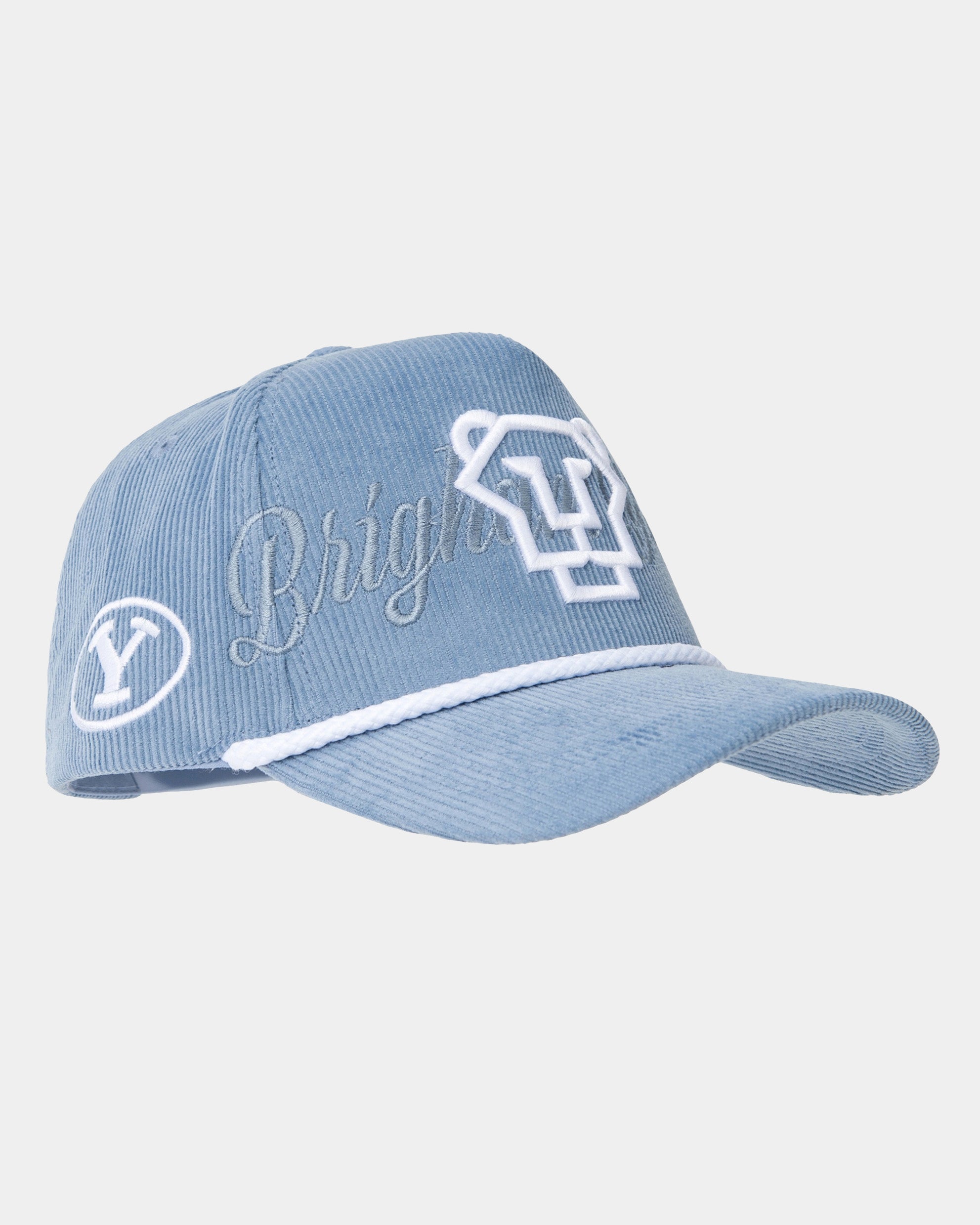 BYU Fade Rope Hat Royal Blue Cordoroy Cougar Face