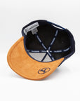 BYU Stacked Navy & Tan Suede Brim Fade Hat