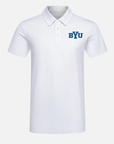 BYU Crest 2.0 Light Grey Polo