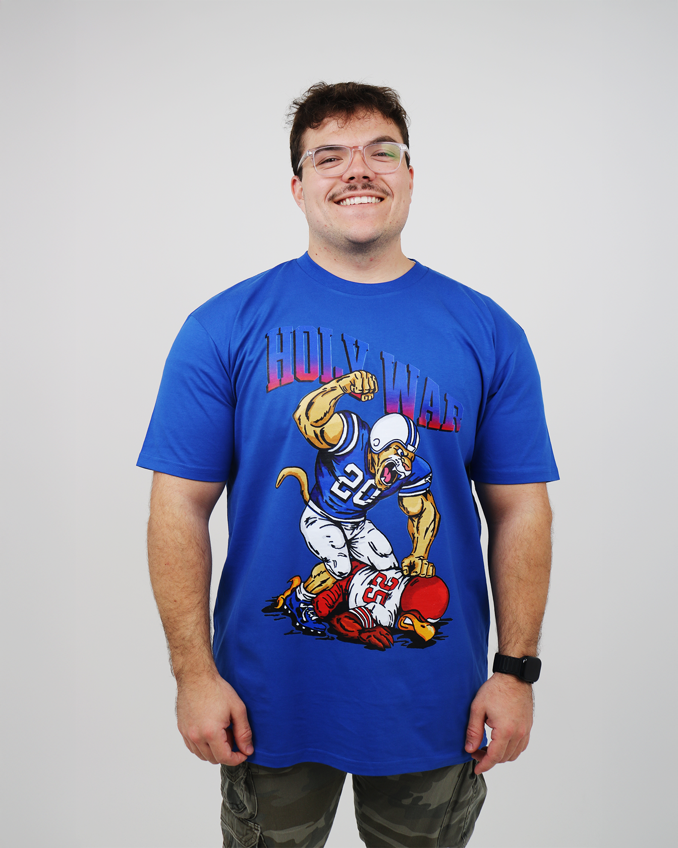 LE BYU Holy War Tee Royal Blue