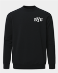 BYU Meridian Black Crewneck