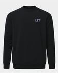 UTECH Meridian Black Crewneck