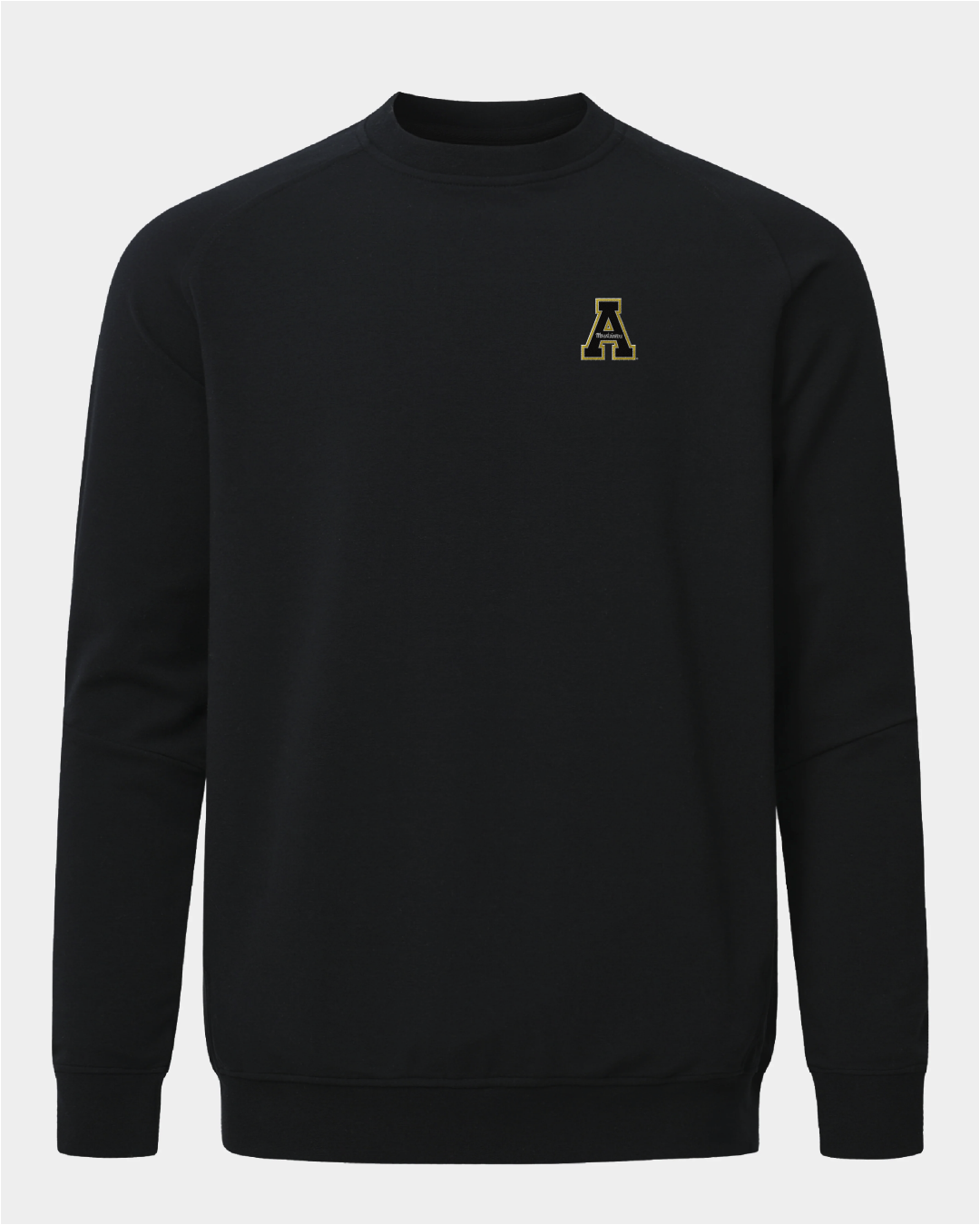 App State Meridian Black Crewneck