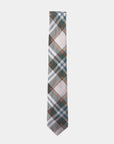 Immortal Crème Green Plaid Tie