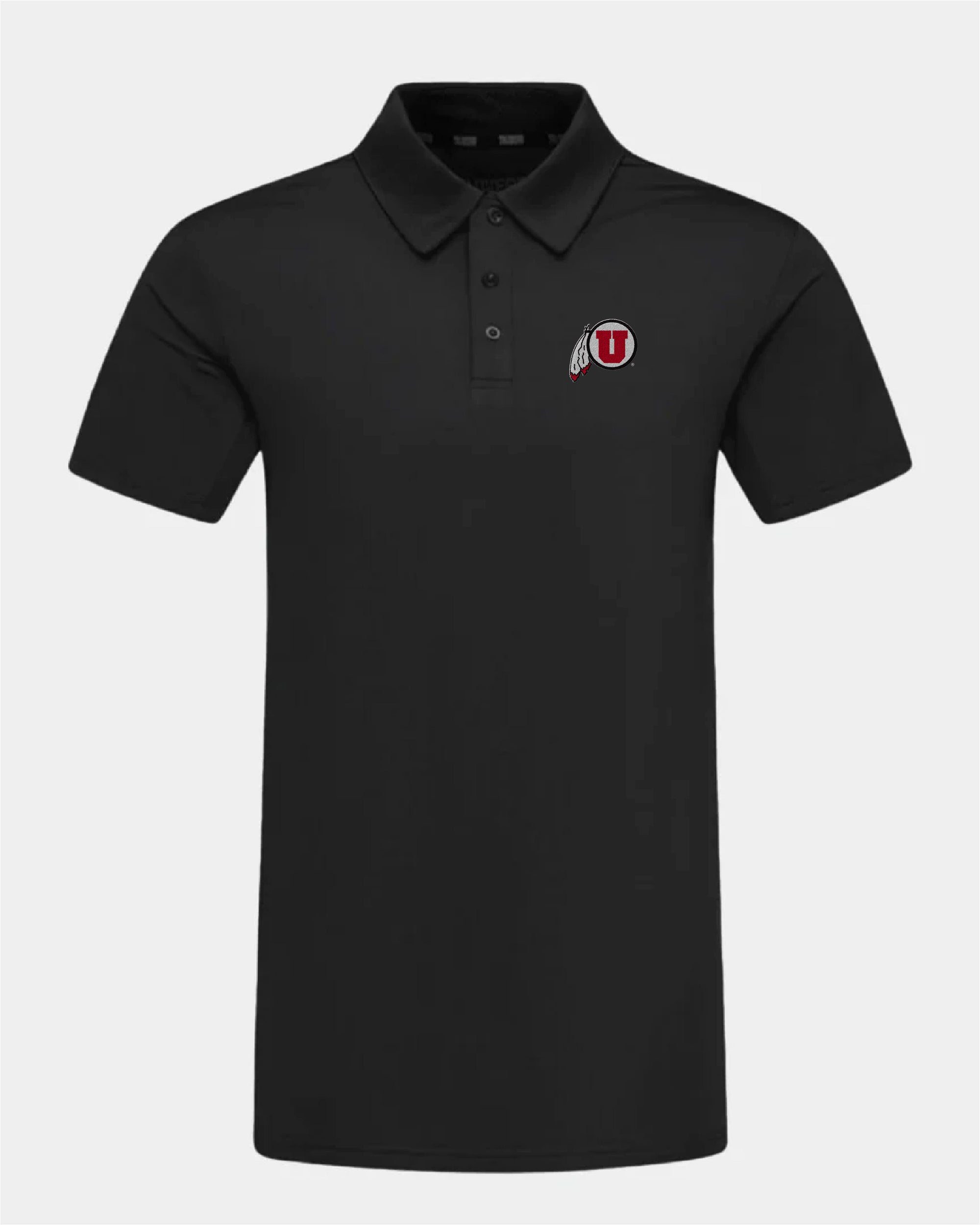 UofU Crest 2.0 Black Polo