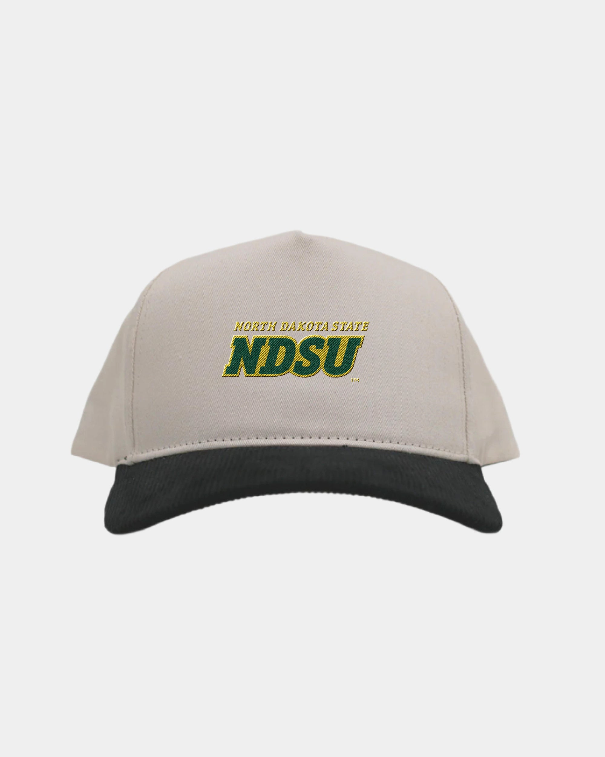 North Dakota State Cream Black Cord Brim Fade Hat