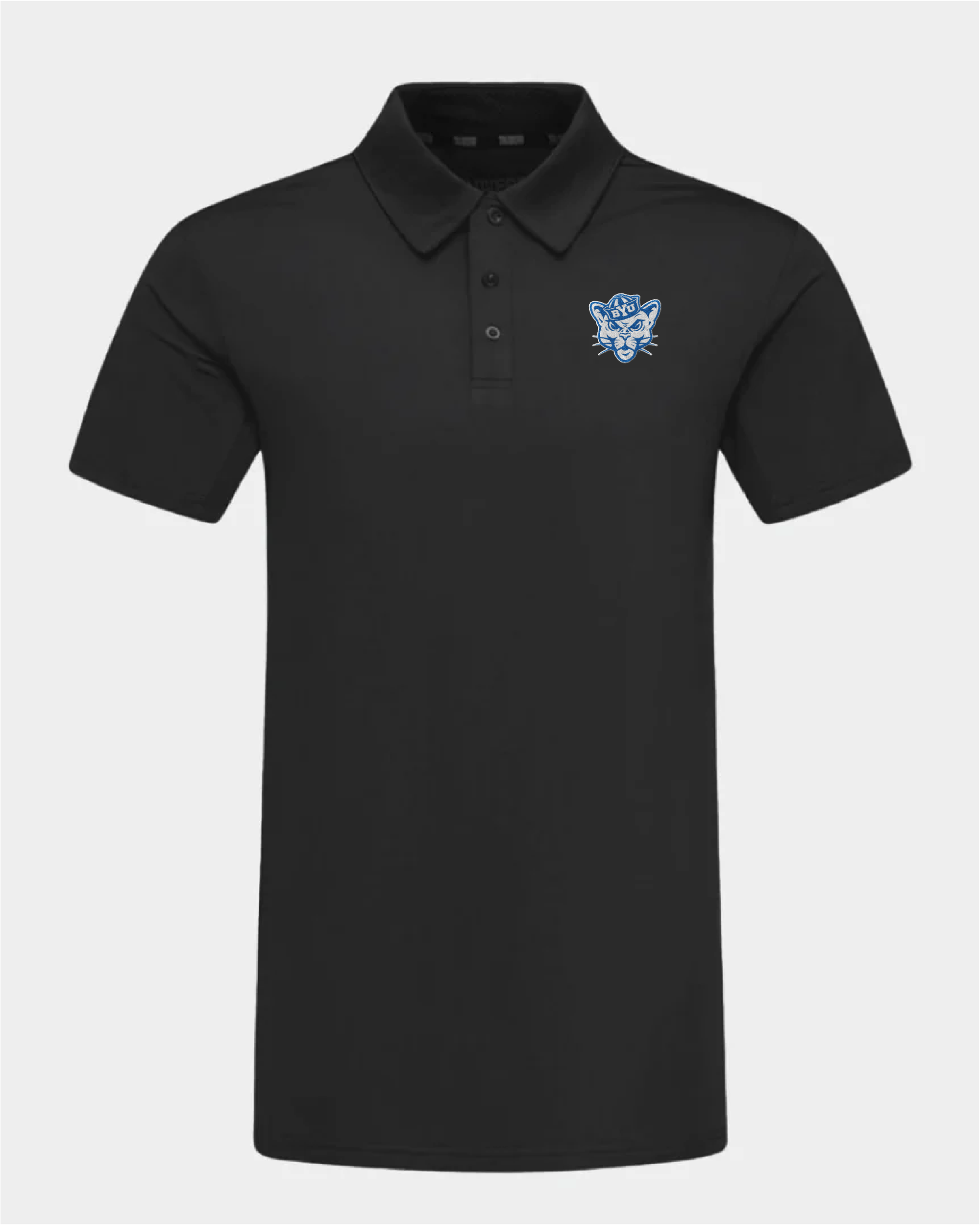BYU Crest 2.0 Black Polo
