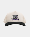 Weber State University Cream Black Cord Brim Fade Hat
