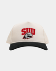 SUU Cream Black Cord Brim Fade Hat