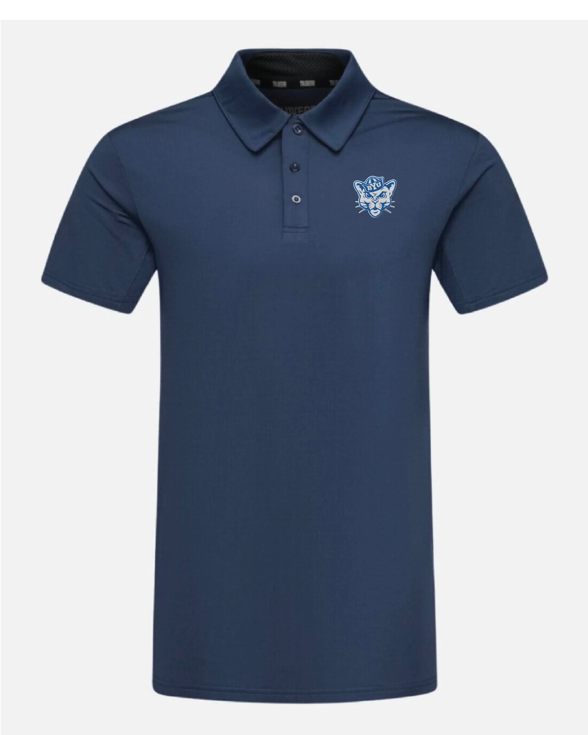 BYU Crest 2.0 Navy Blue Polo