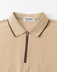 Vanguard Zip Polo Tan