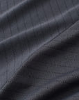 Hooded Cardinal Long Sleeve Charcoal Workout Shirt - Cardinal