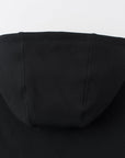 Atlas Full Zip Hoodie Black Back Hood