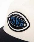 TRWR Football Otto Hat Cream & Black