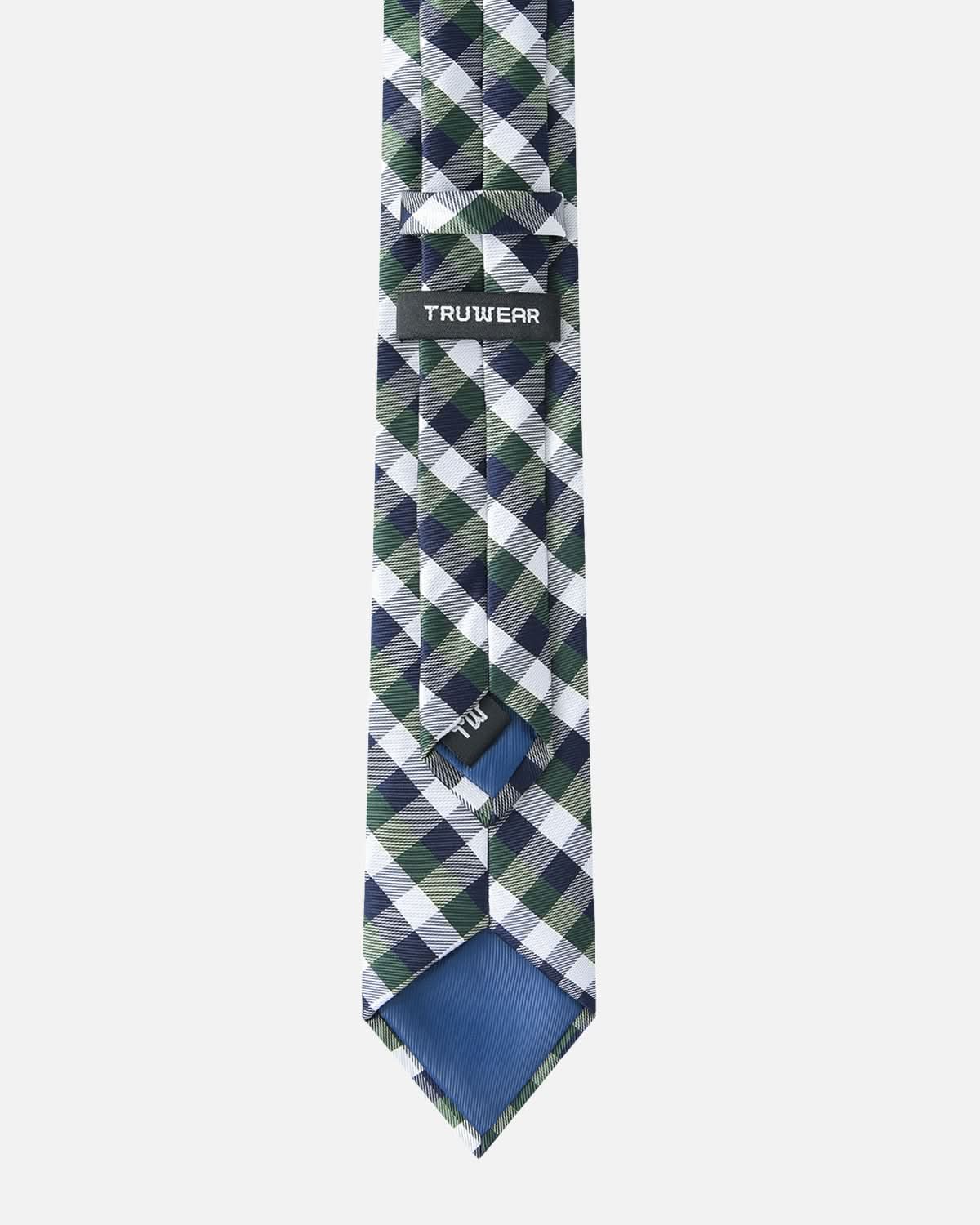 Immortal Checkered Navy, Green & White