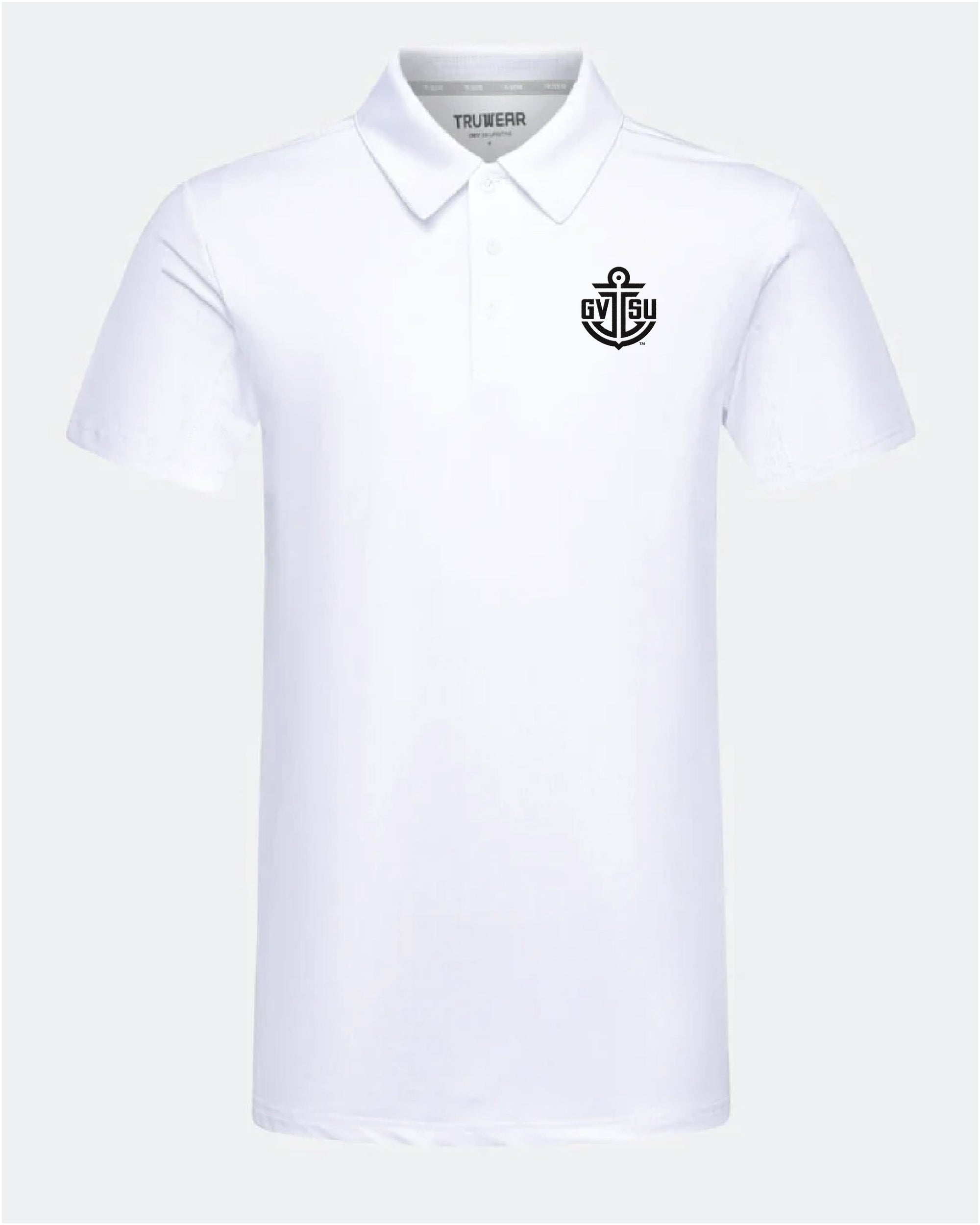 GVSU Crest 2.0 White Polo