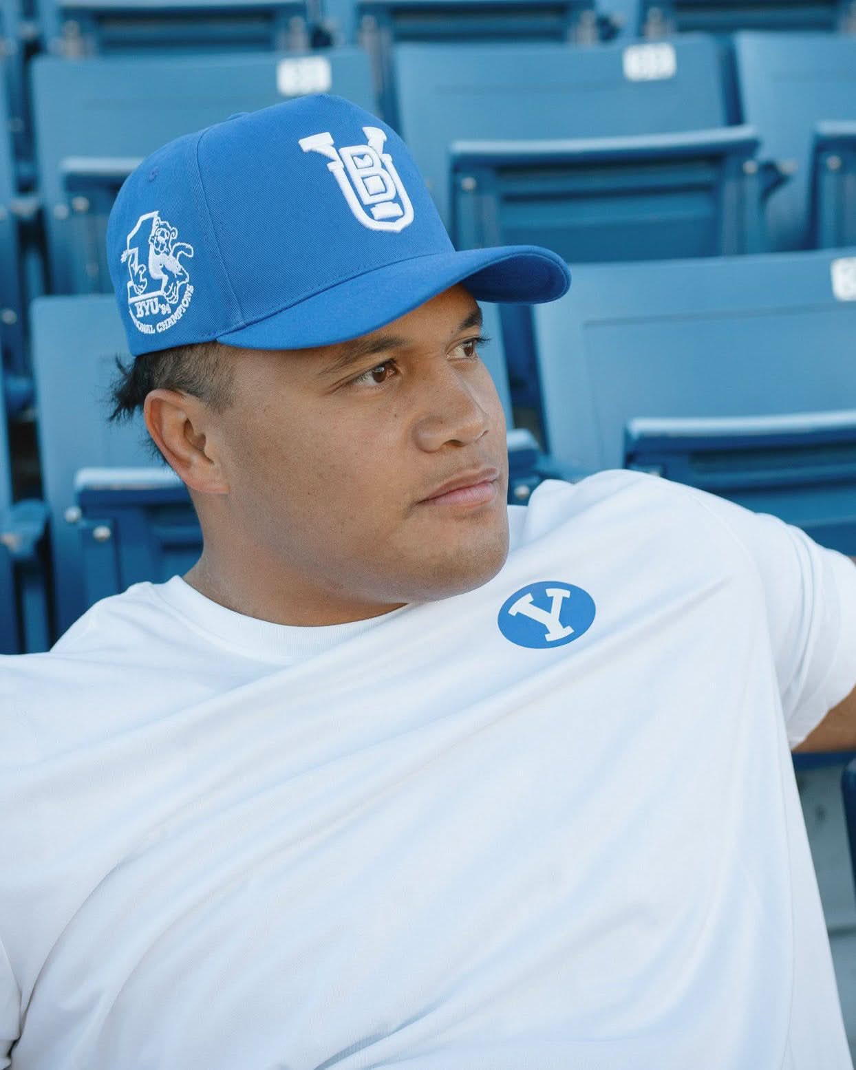 BYU Fade Hat Royal Blue