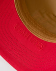 UofU Fade Hat Tan Red UofU