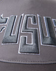 Utah State Fade Hat Grey Old USU