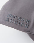 Utah State Fade Hat Grey Old USU