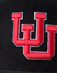 UofU Fade Hat Black Corduroy UofU