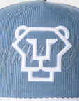 BYU Fade Rope Hat Royal Blue Cordoroy Cougar Face