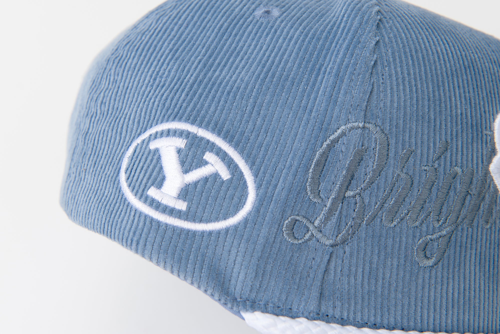 BYU Fade Rope Hat Royal Blue Cordoroy Cougar Face