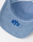 BYU Fade Rope Hat Royal Blue Cordoroy Cougar Face
