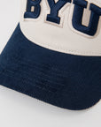 BYU Fade Hat Cougars Navy Corduroy Brim