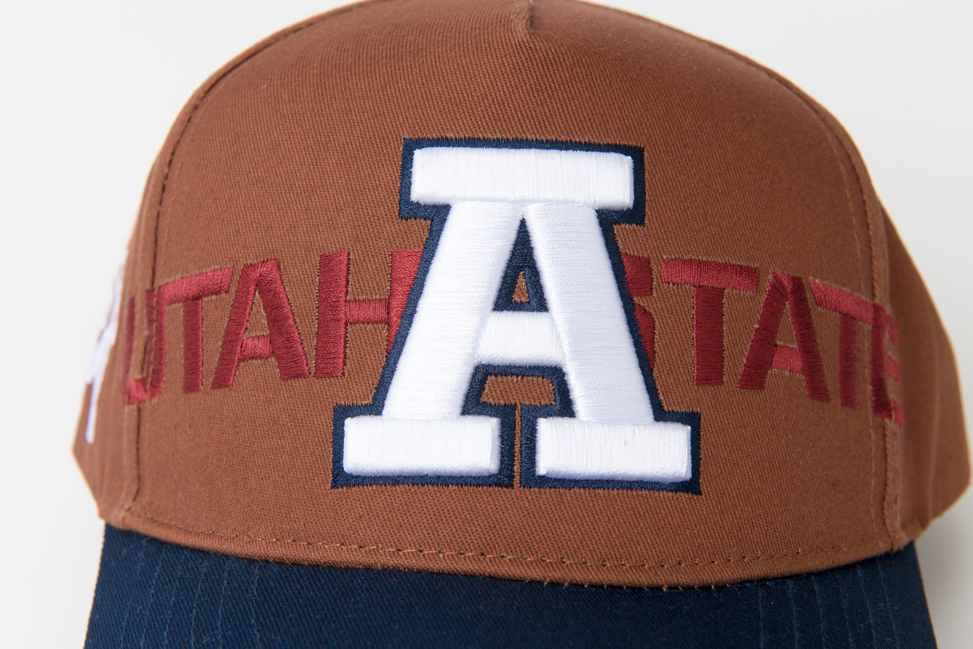 USU Fade Hat Brown Navy Utah State A