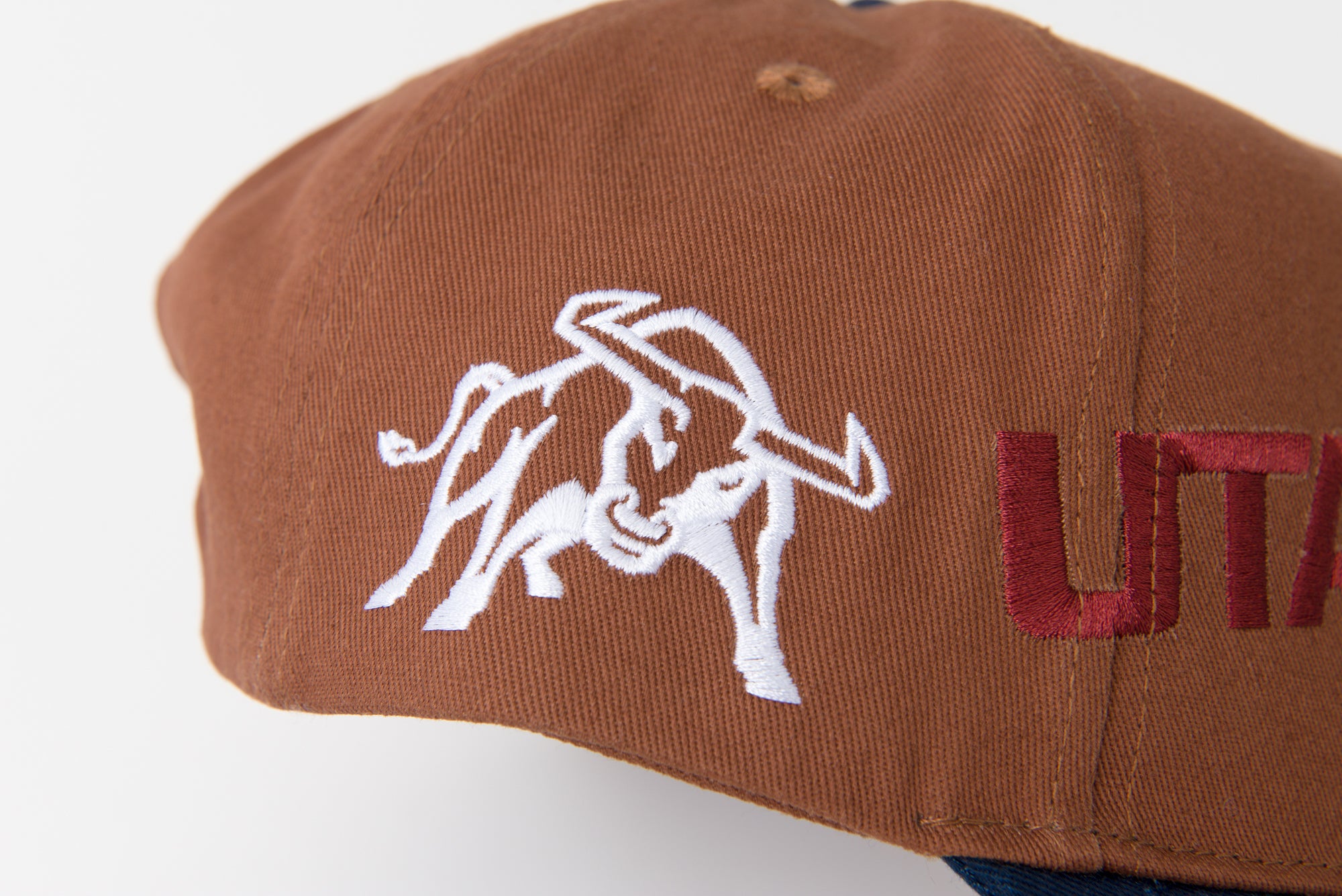 USU Fade Hat Brown Navy Utah State A