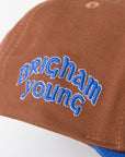 BYU Fade Hat Brown Royal Blue Cougar Y