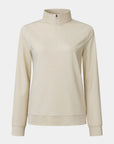 Vista Womens Q-Zip Light Grey