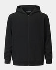 Atlas Full Zip Hoodie Black Front