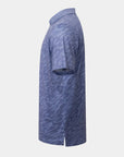Elevation Polo Tiger Stripe Steel Blue