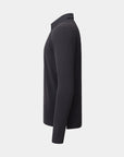 Legacy Long Sleeve Black Polo Side