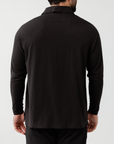 Legacy Long Sleeve Black Polo
