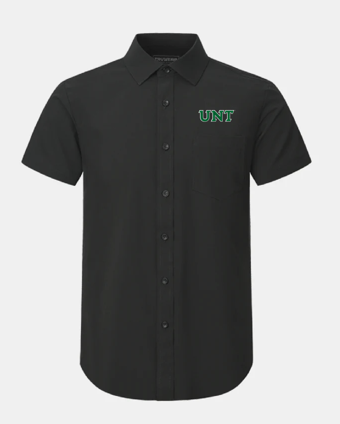 North Texas Phenom Classic Black Short Sleeve Dress Shirt