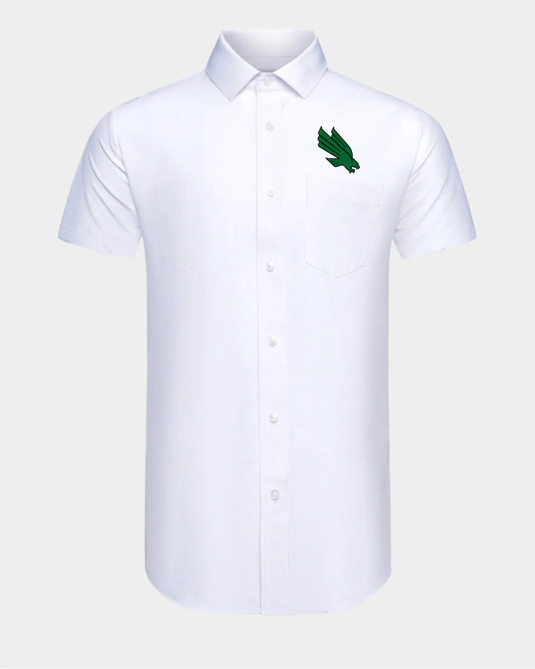 North Texas Phenom Classic White Short Sleeve Dress Shirt