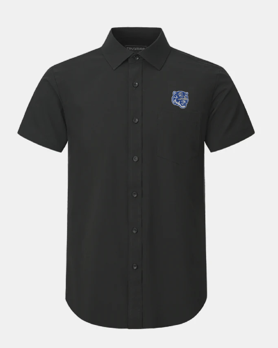 Phenom Classic Black Short Sleeve Dress Shirt – Stylish and Versatile Fit Phenom Classic Black Short Sleeve Dress Shirt – Stylish and Versatile Fit