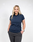 Women's Rise Polo Navy - Navy