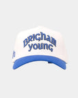 BYU Fade Hat White Royal Blue