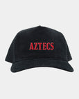 SDSU Black Full Cord Fade Hat