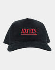 SDSU Black Full Cord Fade Hat