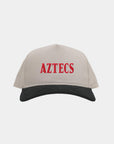 SDSU Cream Black Cord Brim Fade Hat